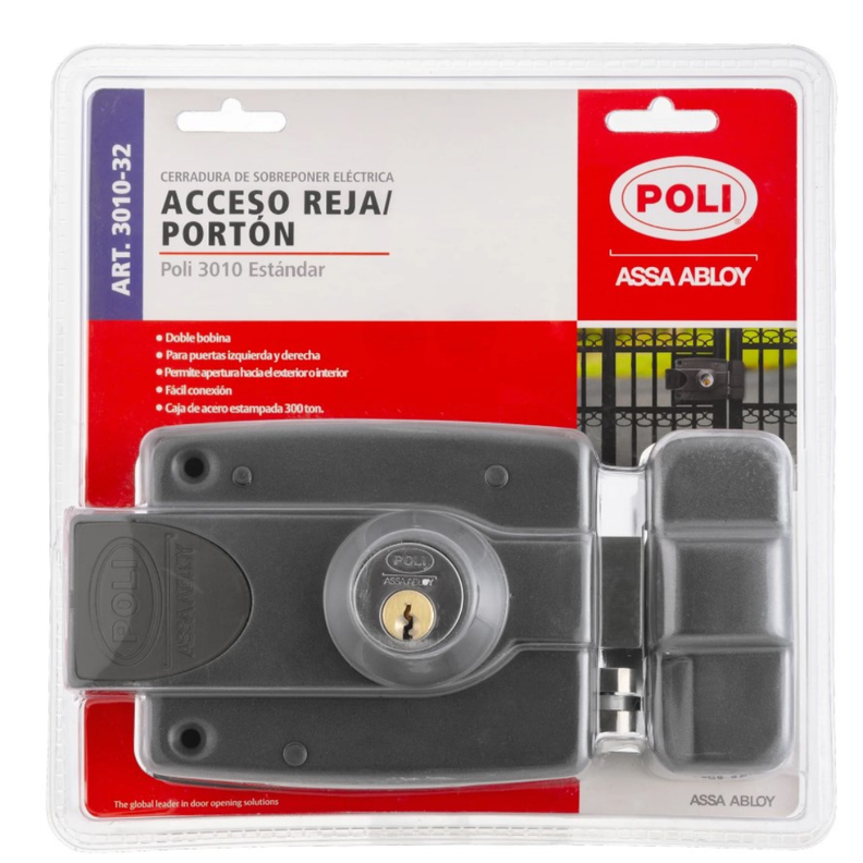 Cerradura Eléctrica POLI Estándar 3010-4