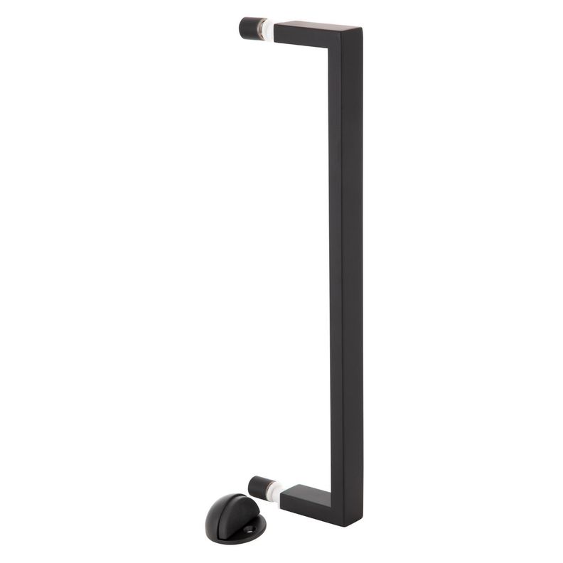 Manillón Milano Yale Simple 36cm + Tope 1/2 Luna negro-0