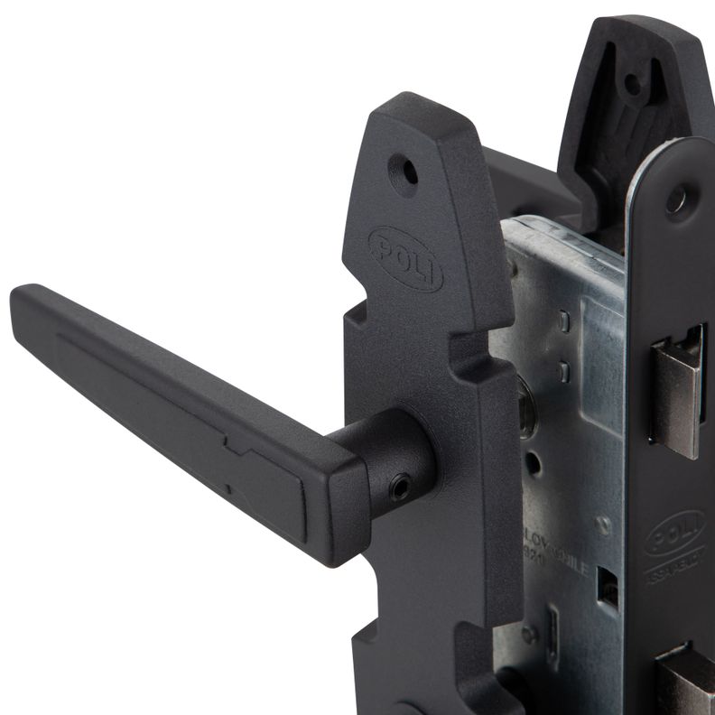 Cerradura Embutida Nórdica Oval B40 Baño-4