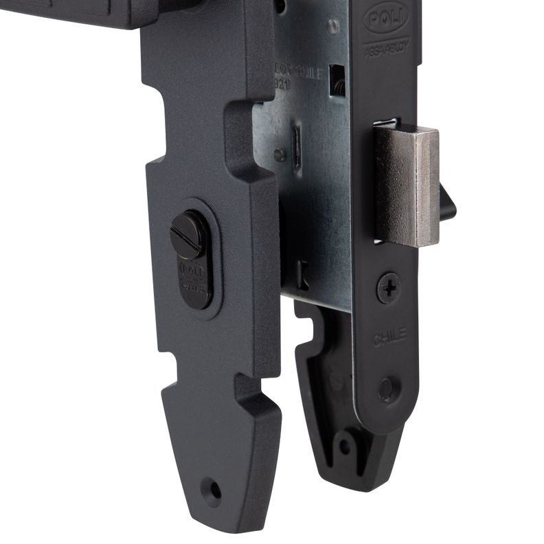 Cerradura Embutida Nórdica Oval B40 Baño-5