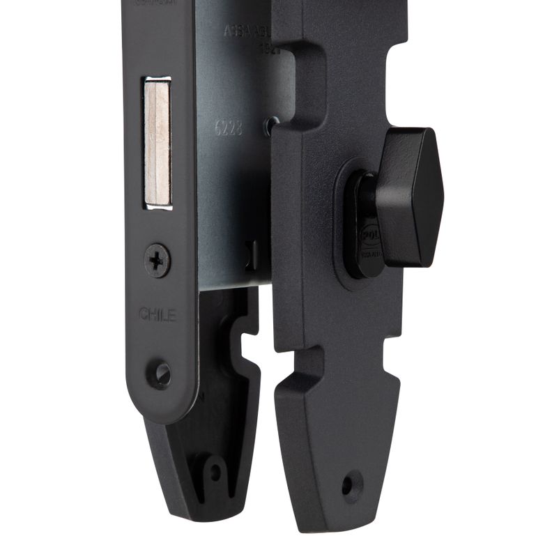 Cerradura Embutida Nórdica Oval B40 Baño-6