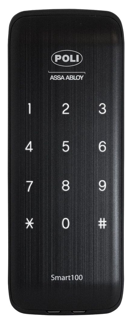 Cerrojo Digital POLI Sobreponer Smart100 Negro-1