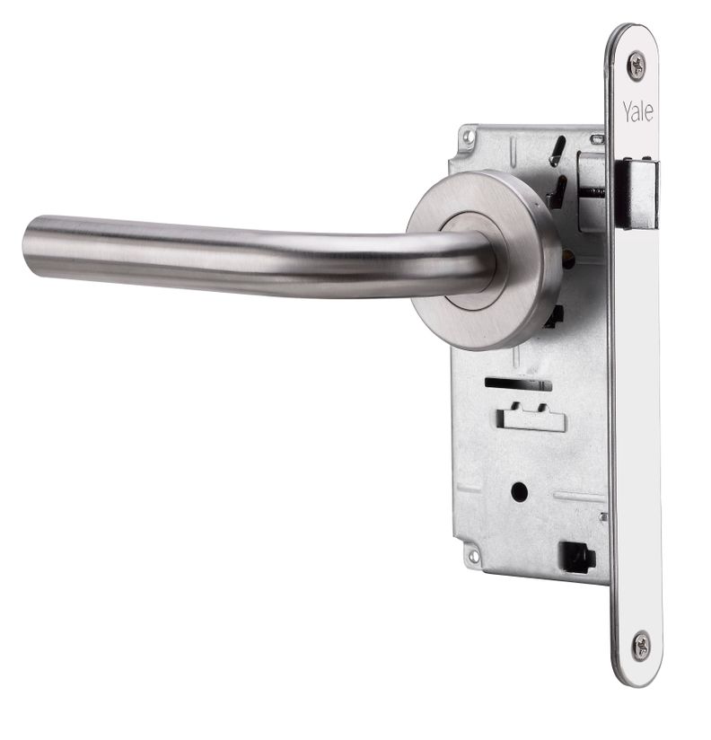 Cerradura Embutida YALE Firenze B40 Simple Paso Gris XL