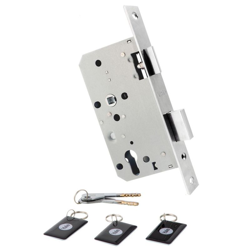 Smart Pack Cerradura YSD100 B60 Níquel + Hub Yale-5