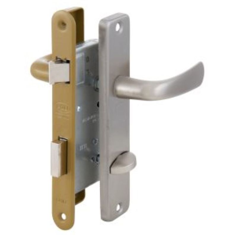 Cerradura Embutida Clásica Poli B40 Baño-1