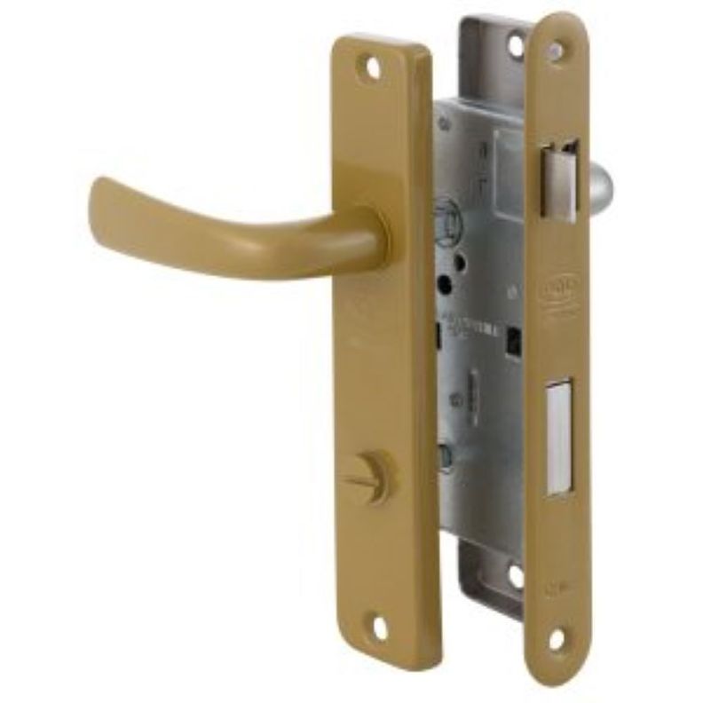 Cerradura Embutida Clásica Poli B40 Baño-2