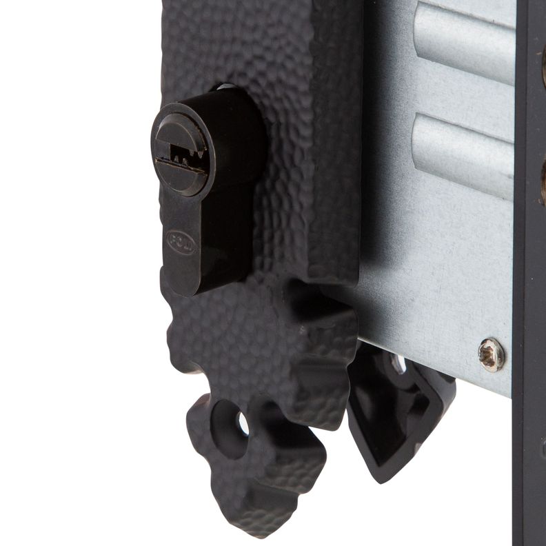 Cerradura Embutida Rústica Poli B60 Pomo Acceso Fijo-4