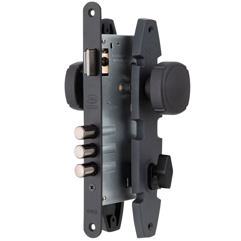 Cerradura Embutida Nórdica Oval B60 Pomo Oficina-1