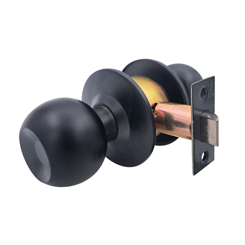 Cerradura Cilíndrica POLI Sfera Libre Paso Negro-0