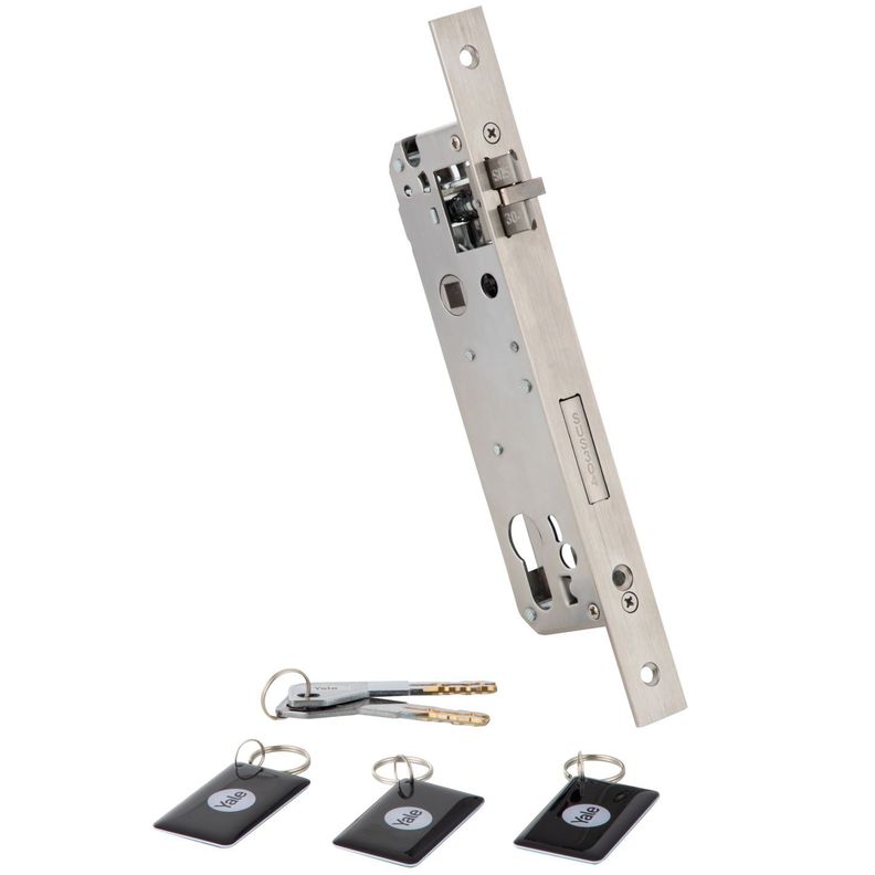 Cerradura Digital Yale YSD100 B35 Níquel Códigos/Tarjetas-3