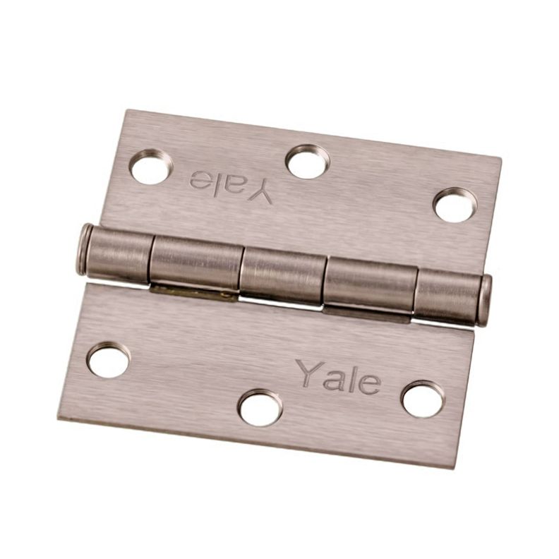 Bisagra Premium YALE 3x3 Niquel Satin Gris XL