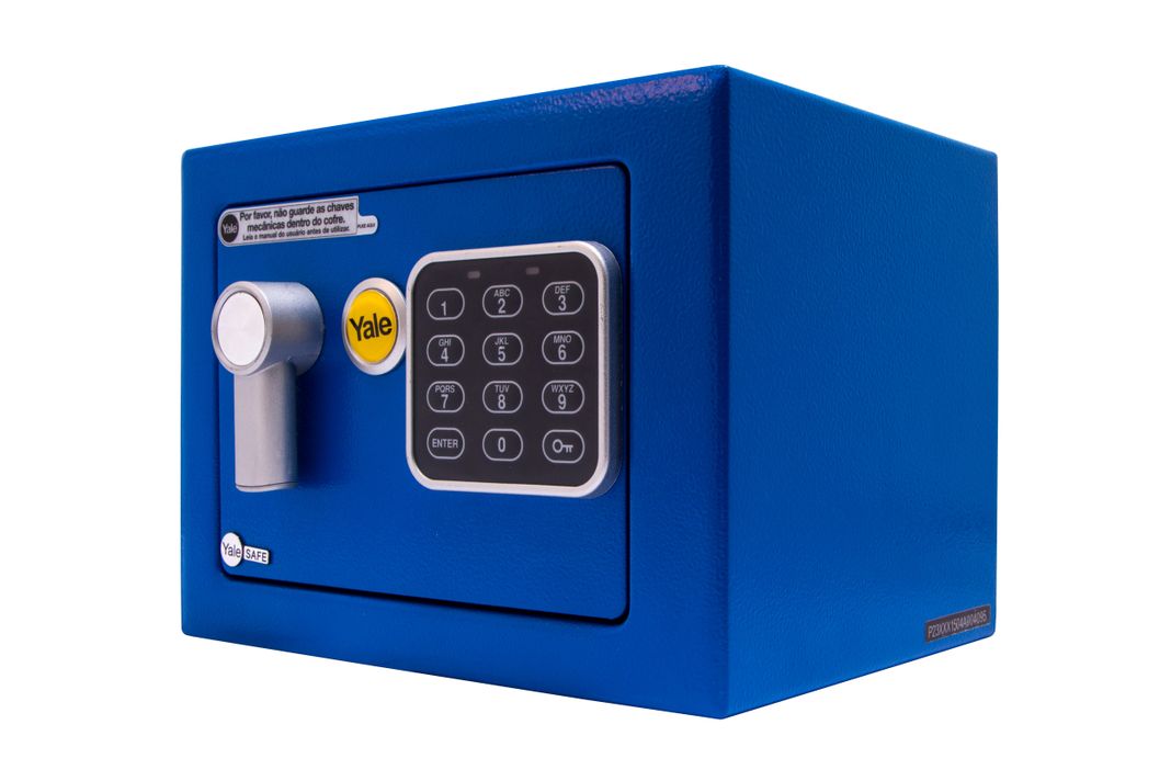 Caja de Seguridad YALE Mini Azul 4,2 lts.-1