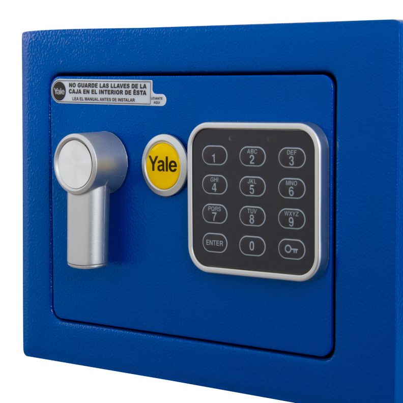 Caja de Seguridad YALE Mini Azul 4,2 lts.-3