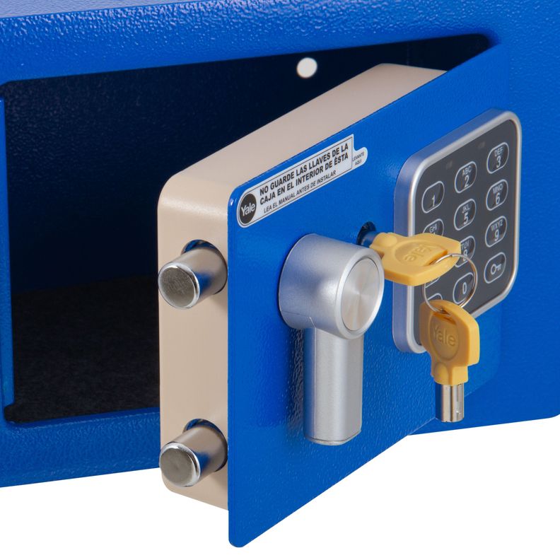 Caja de Seguridad YALE Mini Azul 4,2 lts.-4