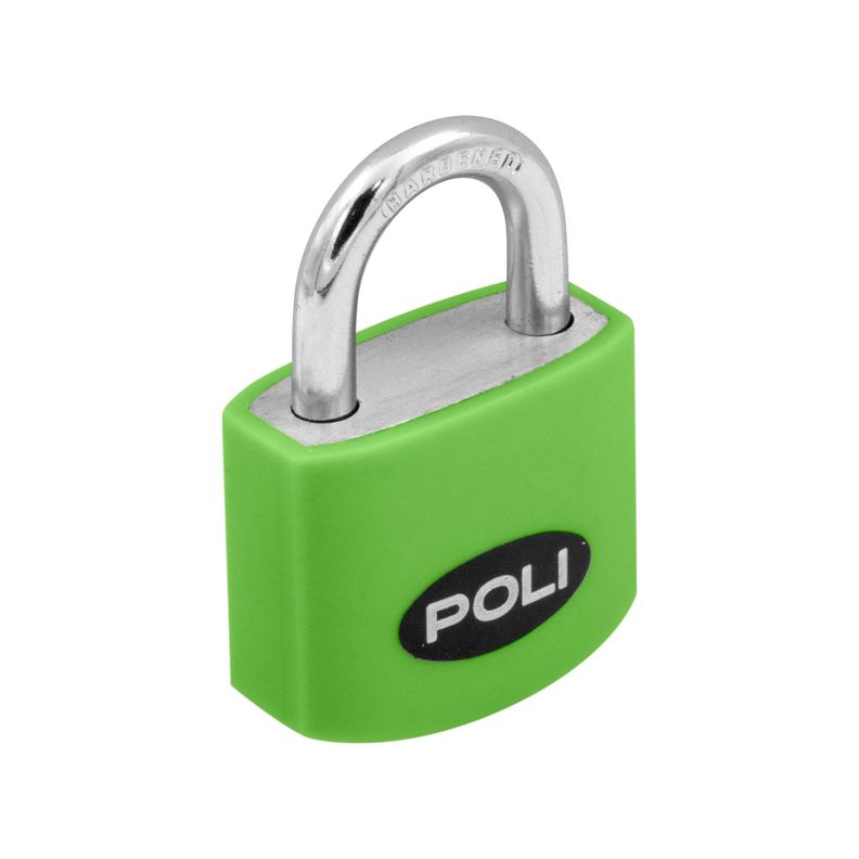 CANDADO POLI POP 32MM VERDE-1