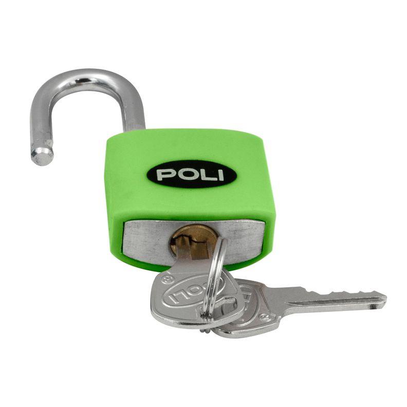 CANDADO POLI POP 32MM VERDE-3