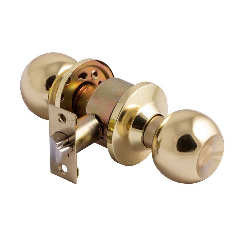 Cerradura Cilíndrica Poli Pomo Sfera 11000 Acceso Bronce-1