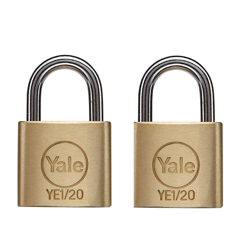 Pack 2 Candados Yale YE1 Uso General 20mm-0