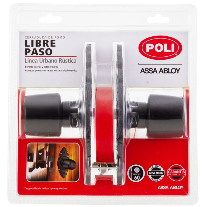 Cerradura Tubular Urbano Rústica Simple Paso-6