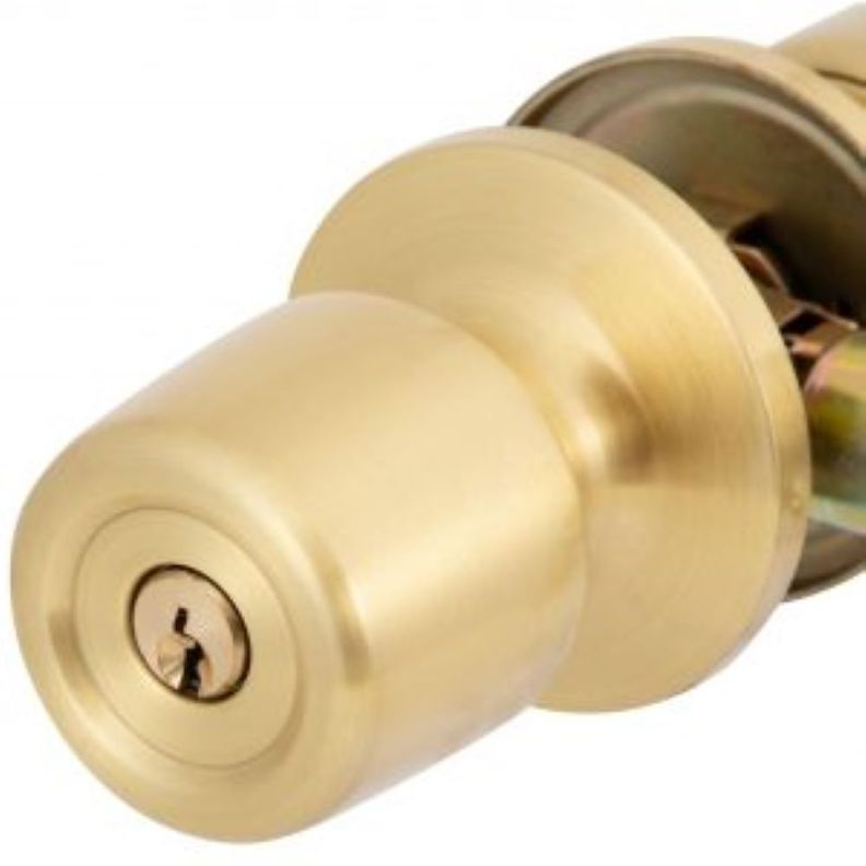 Cerradura Tubular 8000 Bronce Poli Oficina/Dormitorio-1