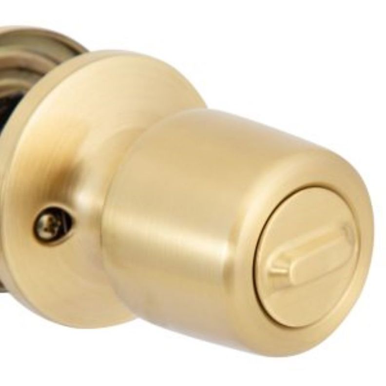 Cerradura Tubular 8000 Bronce Poli Oficina/Dormitorio-2