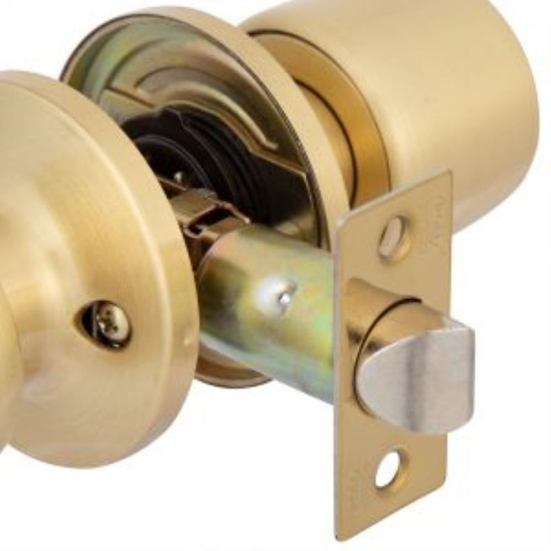 Cerradura Tubular 8000 Bronce Poli Oficina/Dormitorio-3