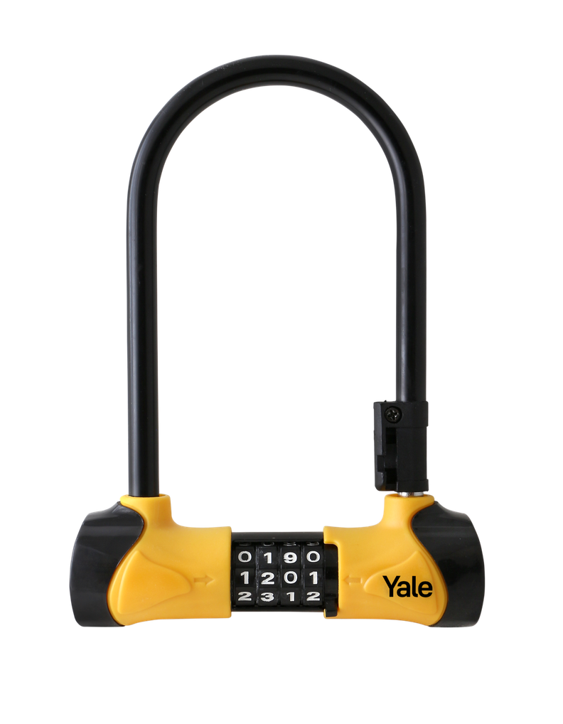Candado Yale Bicicleta U-Lock 24cm Combinación Negro-0