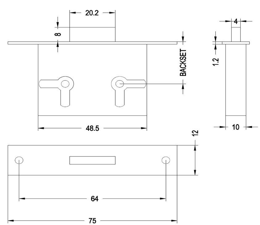 Cerradura de Muebles Poli Mod.53 – 20mm-1