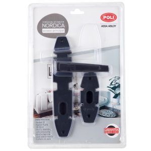 Cerradura Embutida Nórdica Oval B60 Acceso 1/2 Negro-8
