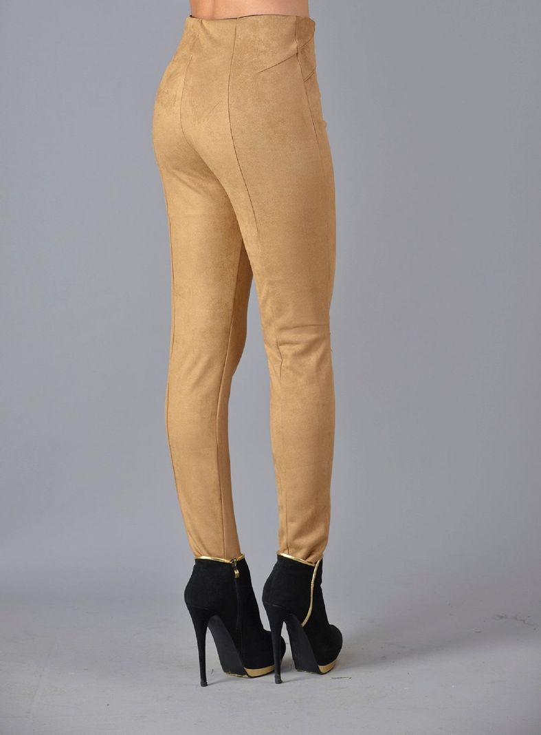 Calza suede cortes beige-2