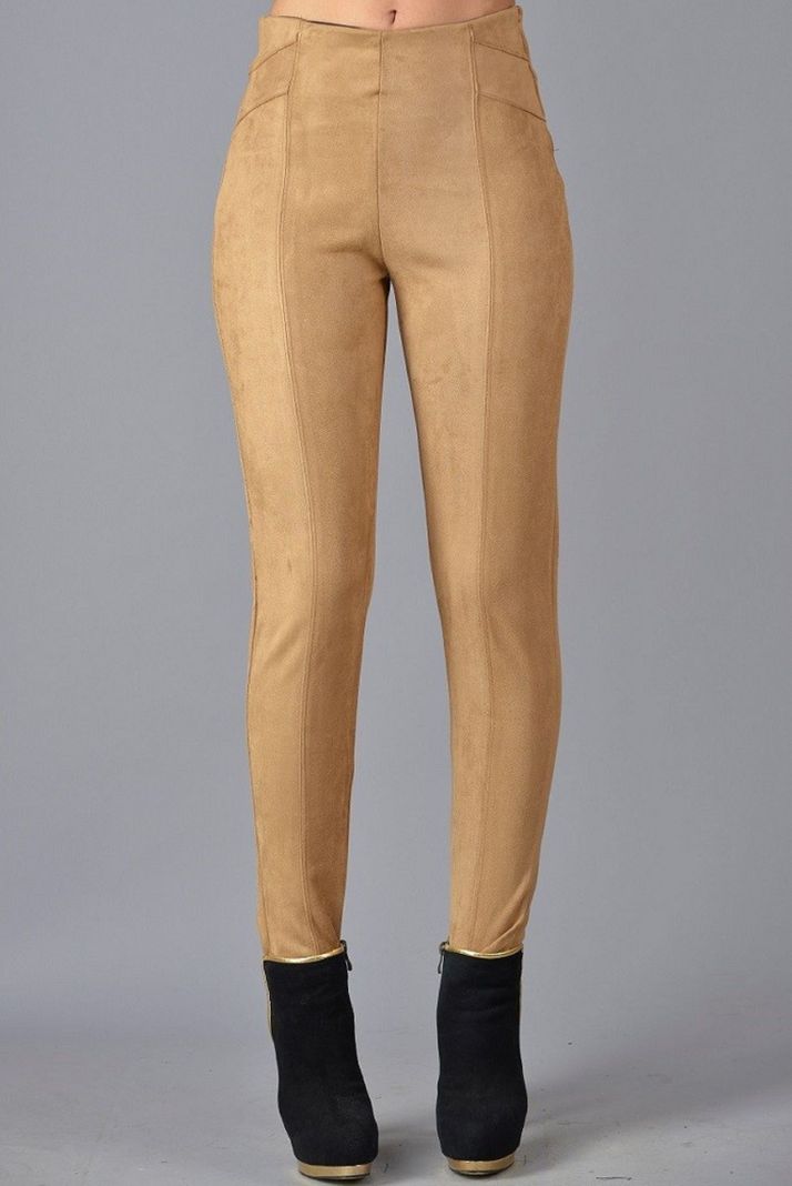 Calza suede cortes beige-0