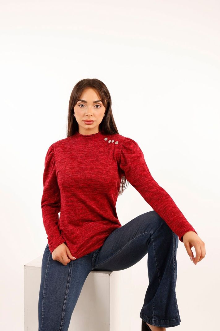 Polera Lanilla Rule Burdeo Tentation-0