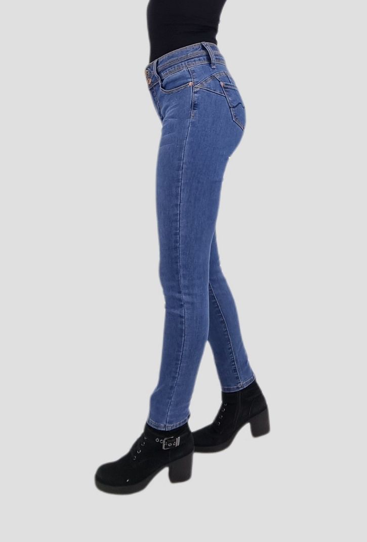 Jeans skinny pitillo t.alto light blue-2