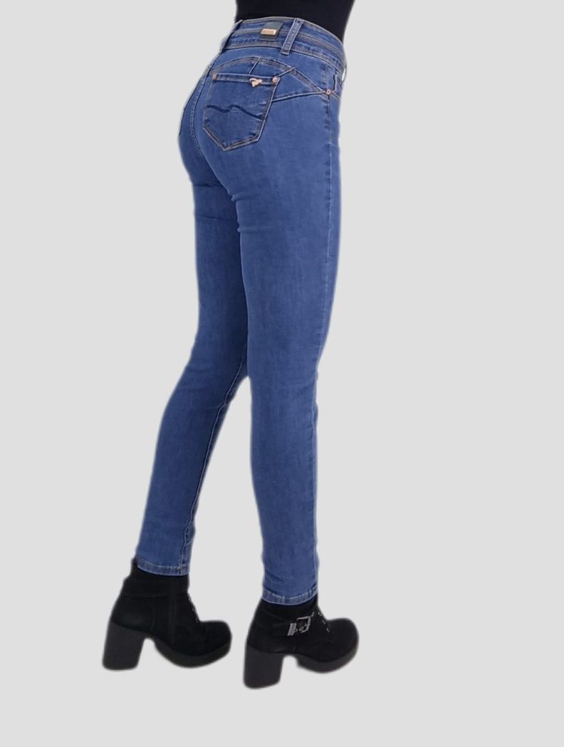 Jeans skinny pitillo t.alto light blue-1