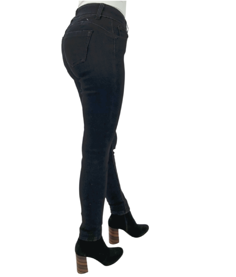 JEANS CON PIEL SKINNY T.A. PUSH UP BLACK-1