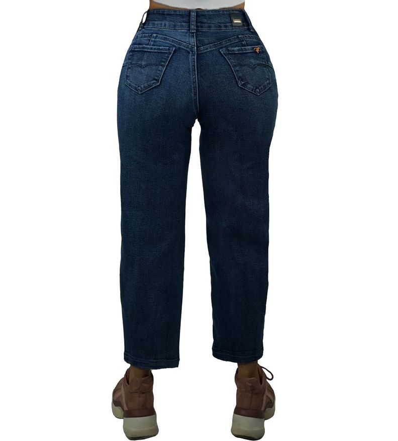 Jeans cropped tiro alto push up-1