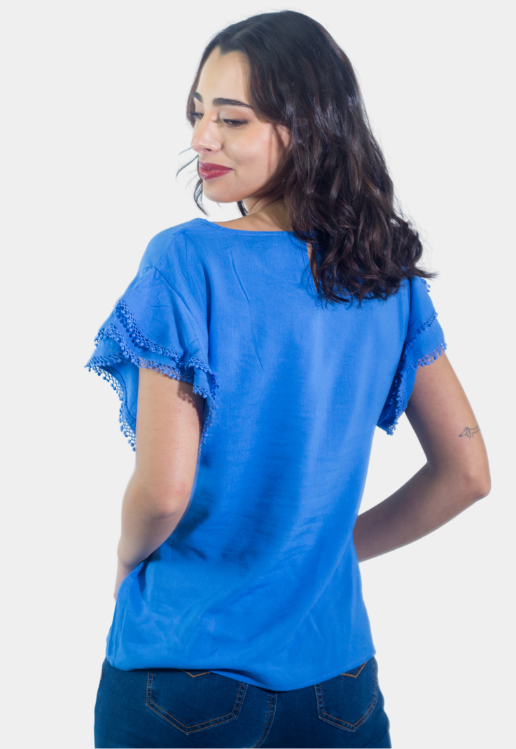 Bluson Broderie Manga Azul Tentation-2