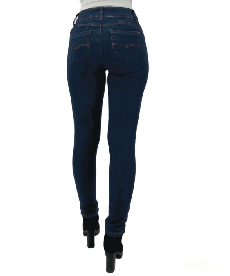 JEANS CON PIEL SKINNY T.A. PUSH UP DARK BLUE-2