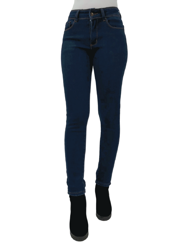JEANS CON PIEL SKINNY T.A. PUSH UP DARK BLUE-0