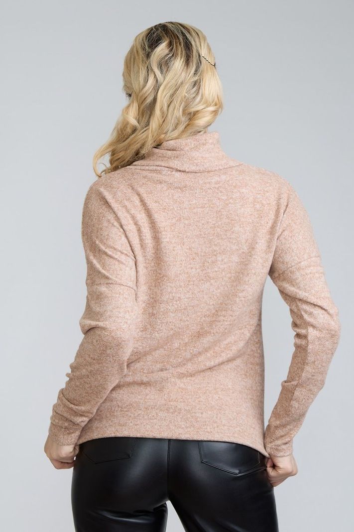 Polera C/Tortuga Cachemira Beige Tentation-2