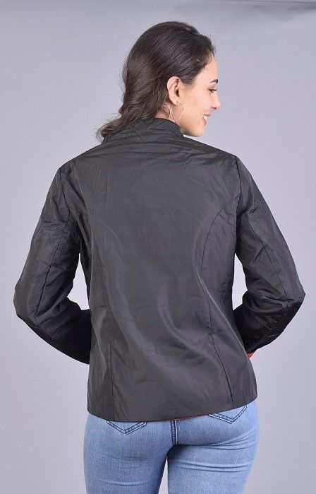Corta viento reversible negro/rojo-1