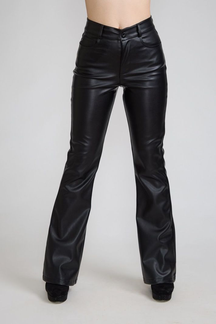 Pantalon P.U. Flare Black Tentation-1