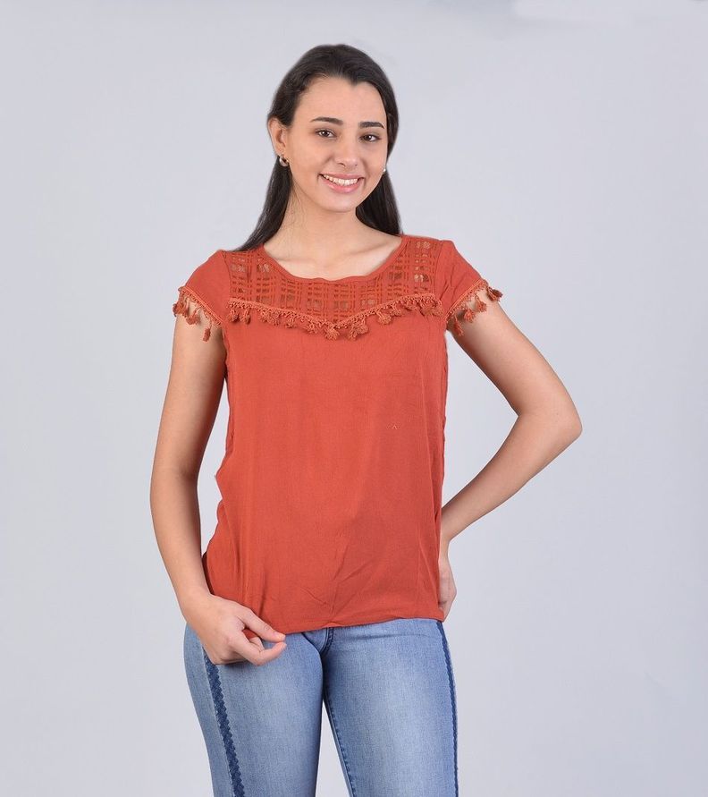Polera terracota