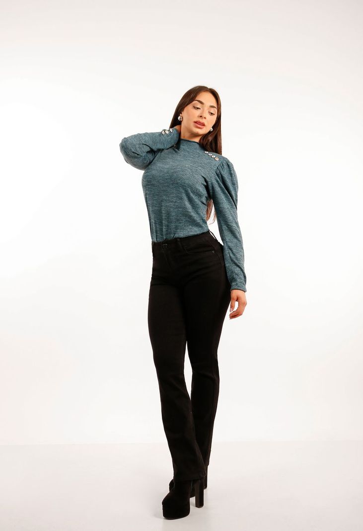 Jeans Recto T.A. Push Up Black Tentation-0