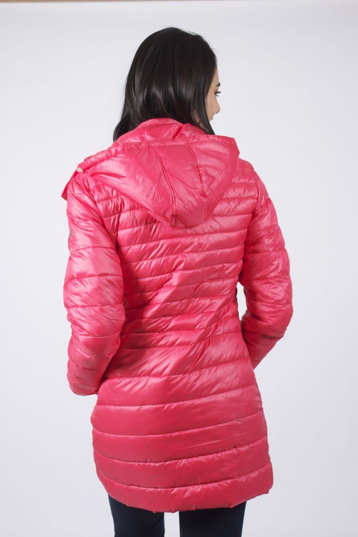 Parka larga coral-2