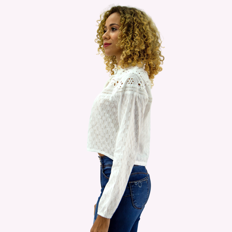 Blusa Broderie Blanca Tentation-1