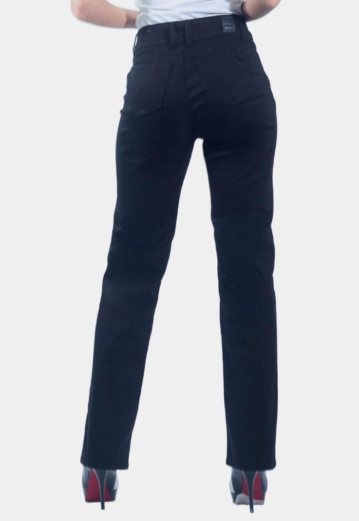 Pantalon Recto Tiro Alto Push Up Black Tentation -2