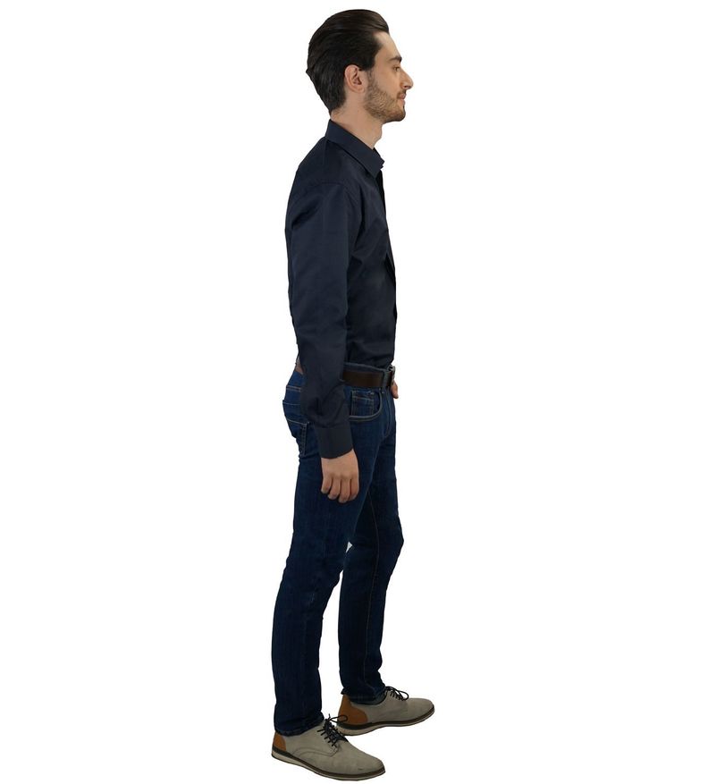 Jeans tiro medio-alto semi pitillo dark blue-2