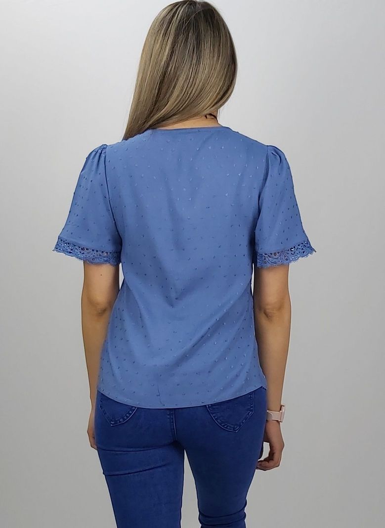 Bluson abotonado jacquard m/c azul-2