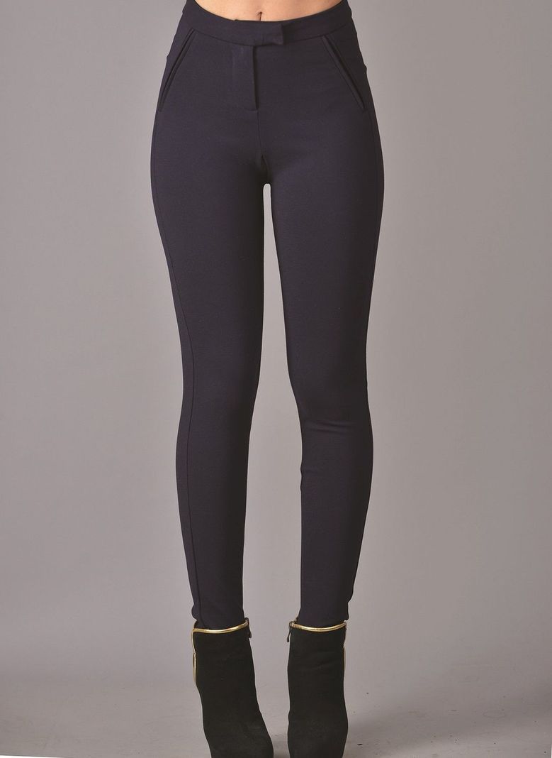 Calza nylon spandex fashion azul-0